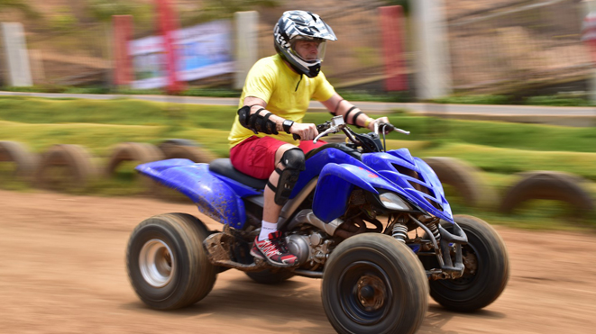 ATV 700cc Yamaha Raptor at Della Adventure Park